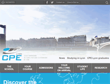Tablet Screenshot of cpe-international-students.com